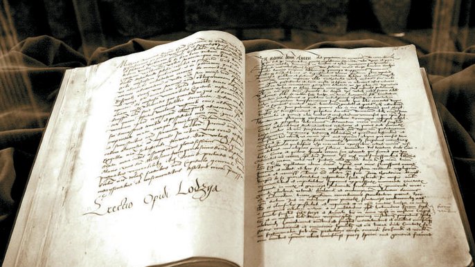 Odpisy aktów lokacyjnych Łodzi zawiera kopiarz biskupa Drzewickiego z 1517 r.