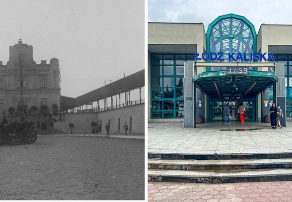 Dworzec Łódź Kaliska kiedyś i dziś