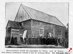 Poświęcenie starego kościoła św. Teresy, 16 października 1927 r.