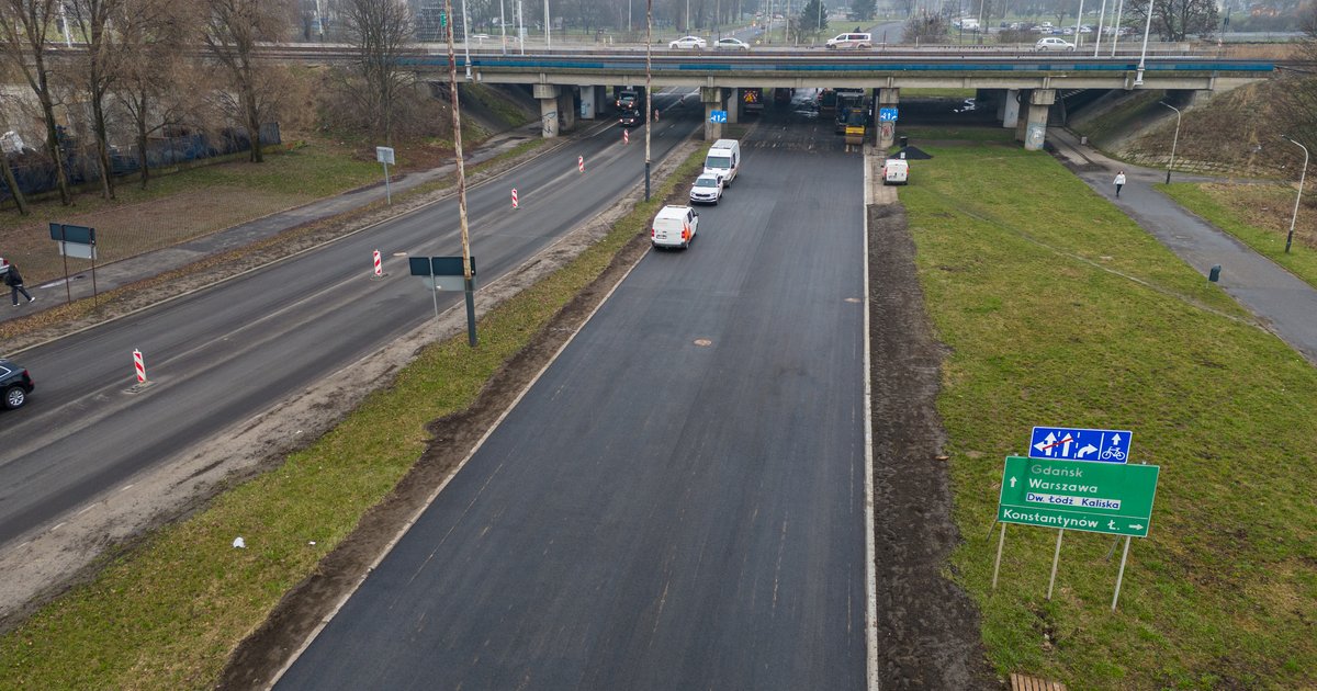 Remonty dróg w Łodzi Końcówka prac na Sierakowskiego Zakładowej i