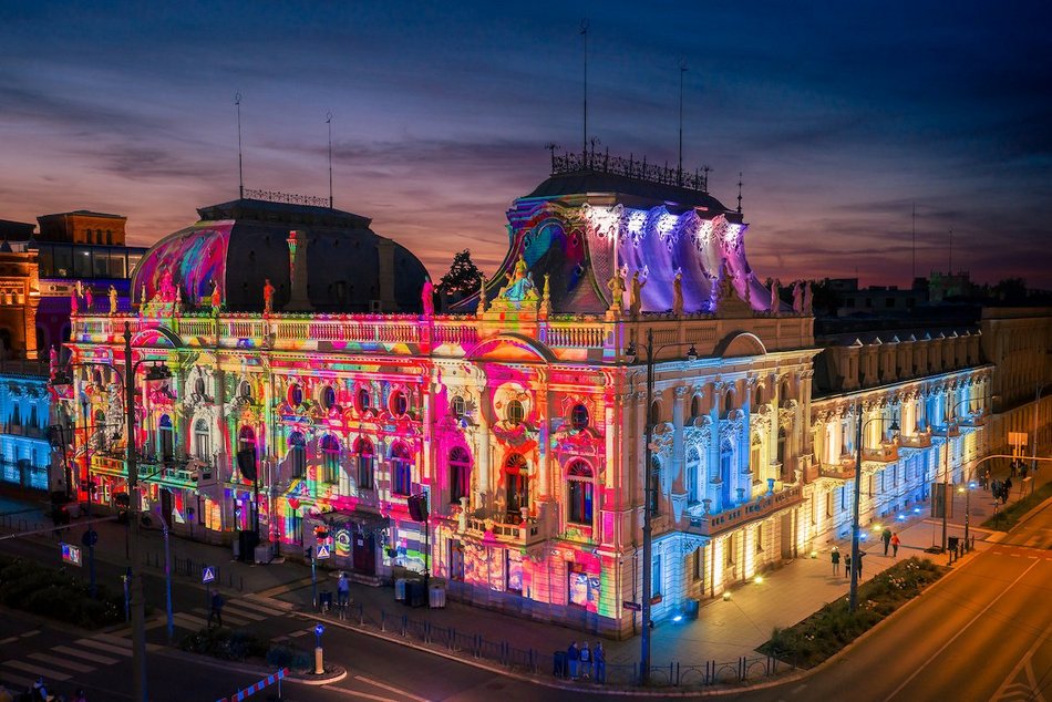 Łódź. Po prostu magia! Pałac Poznańskich zachwyca na Light Move Festival 2025
