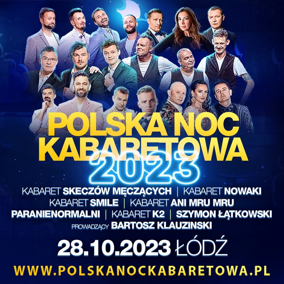 plakat zapraszający na imprezę w Atlas Arenie