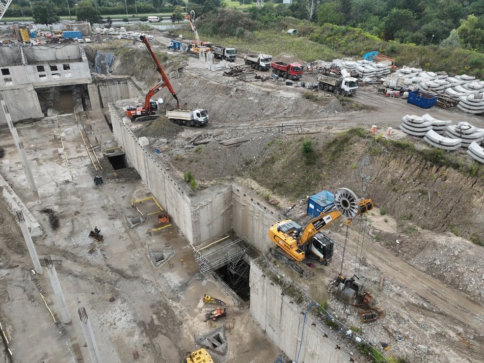 Tunel pod Łodzią, demontaż Faustyny