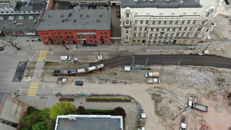 Najnowsze zdjęcia z budowy tunelu pod Łodzią w centrum
