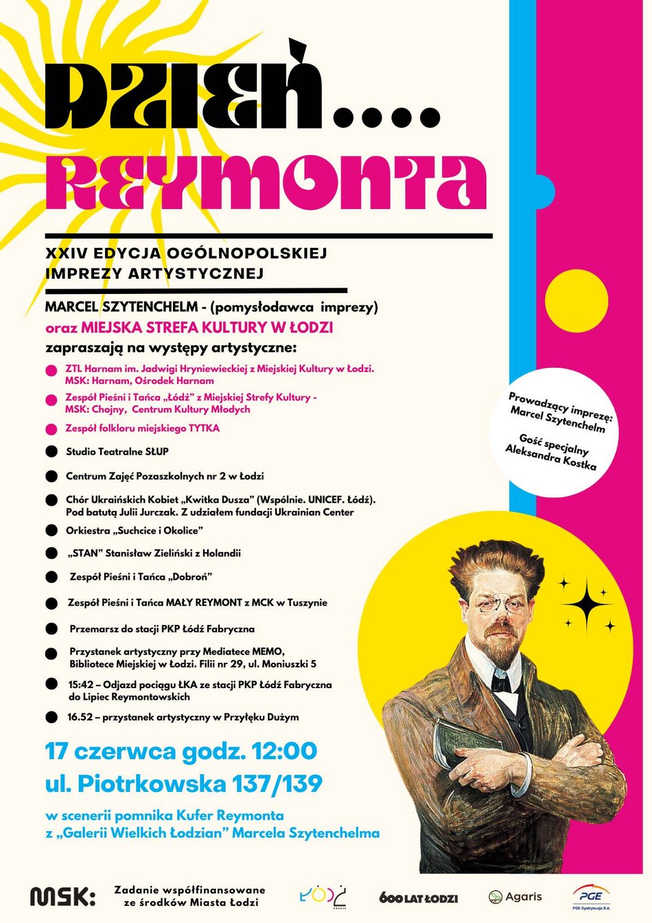 plakat zapraszający na imprezę