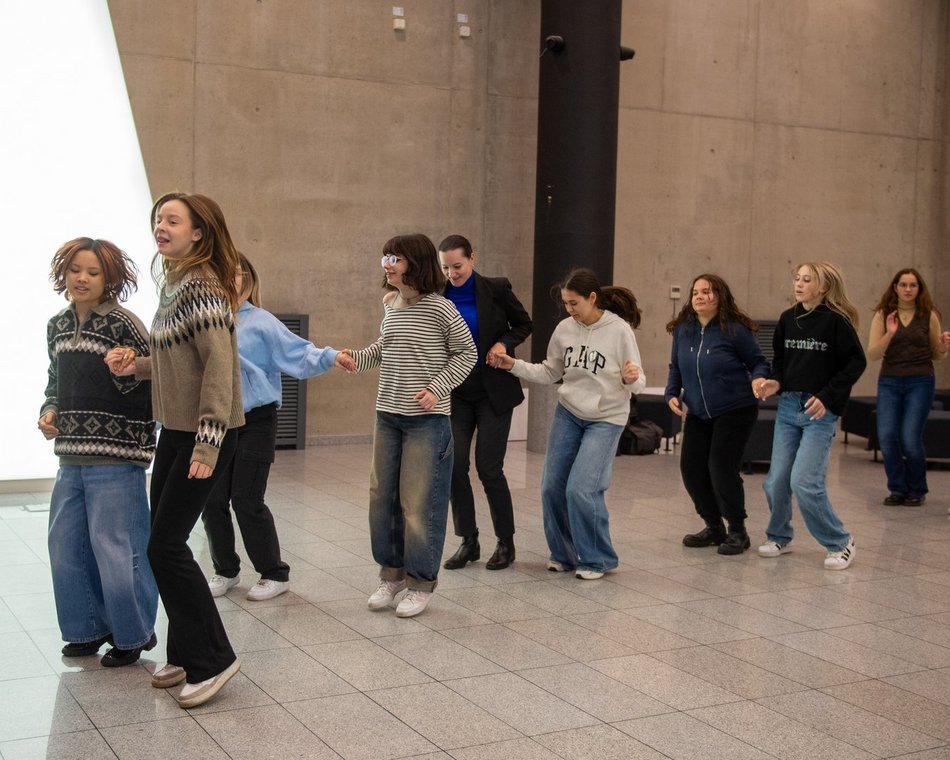 EC1 Łódź - belgijkę tańczą licealiści z II LO, III LO i XI LO