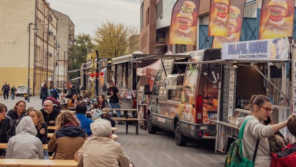 Foodrucki w EC1 Łódź