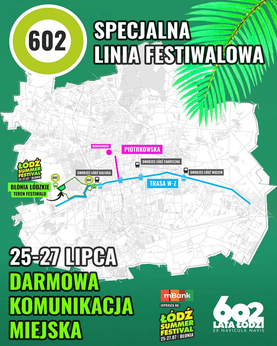 Łódź. Wszystkie drogi prowadzą na Łódź Summer Festival 2025. Jak dojechać z różnych zakątków Polski?
