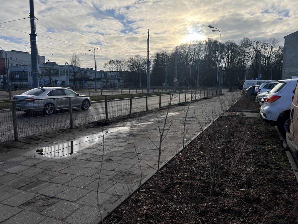 Łódź. Okolice hali Górniak w Łodzi