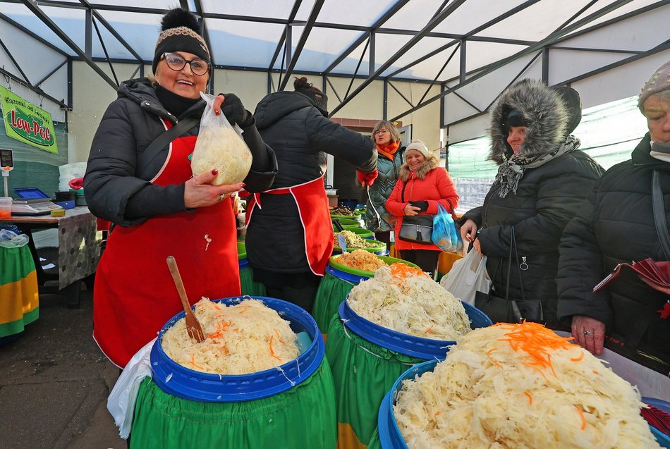 Łódź. Kiszonki u Iwonki