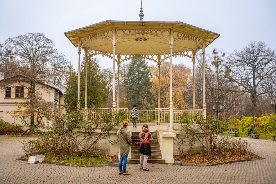 Łódź. Jesień w parku Źródliska