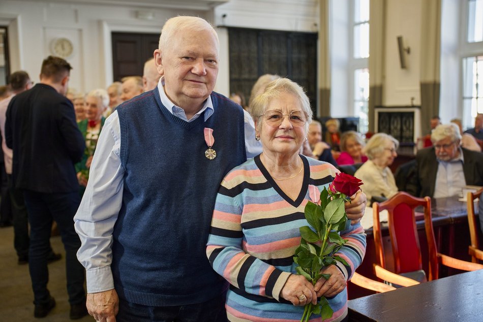 Małżeństwa z Łodzi uhonorowane medalami za wieloletnie pożycie