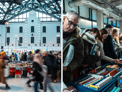 II Łódzkie Targi Książki na dworcu Łódź Fabryczna