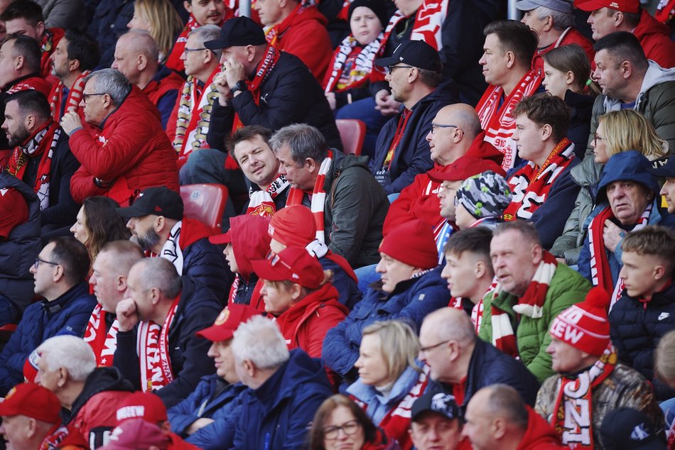 Kibice na meczu Widzewa Łódź z Motorem Lublin. Byłeś? Odszukaj się na trybunach