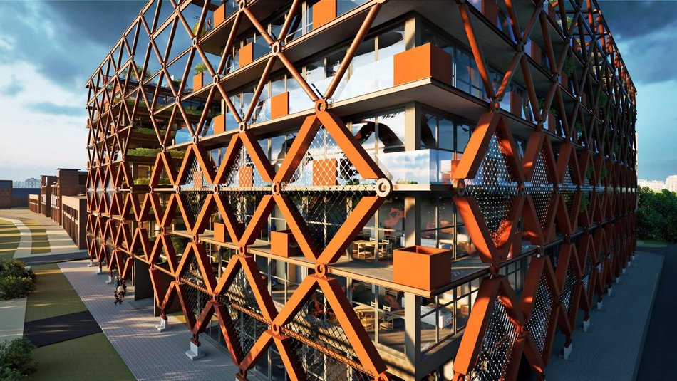 Łódź. Nowe mieszkania na Górnej? Ażurowa elewacja, ogrody na dachu i drzewa na tarasach