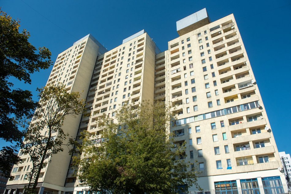 Manhattan w Łodzi. Mija 50 lat od rozpoczęcia budowy drapaczy chmur w centrum miasta