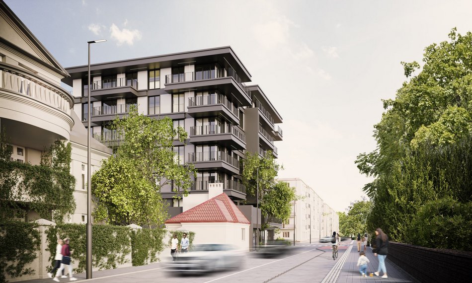 Łódź. Mieszkania z widokiem na park Staszica w Łodzi. Nowoczesna architektura i strefa wellness