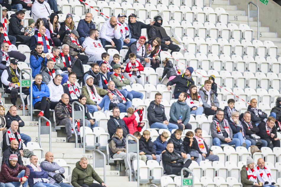 Kibice na meczu ŁKS Łódź z GKS Tychy. Byłeś? Znajdź się w galerii!