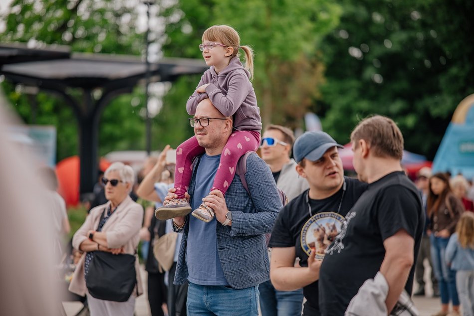 Łódź. Czesław Mozil na Miejskim Dniu Dziecka w Łodzi