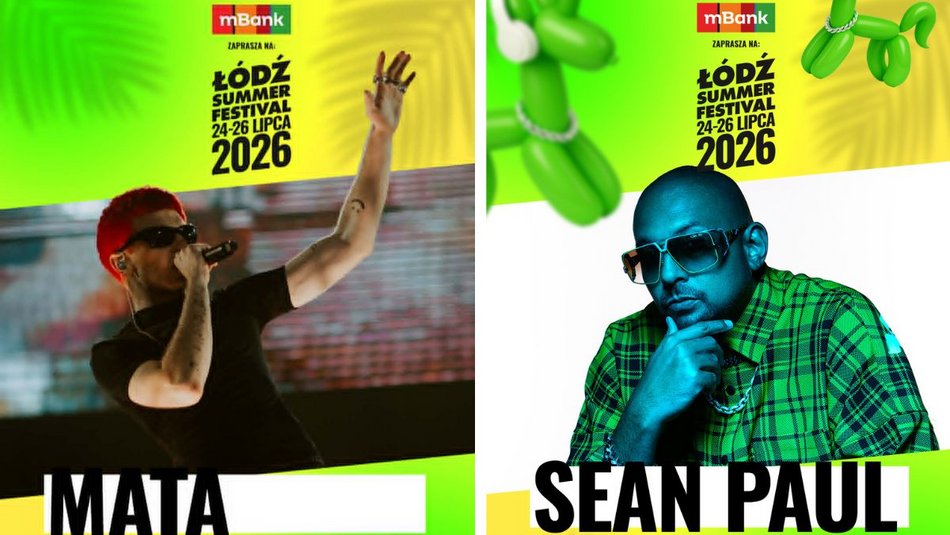 Mata i Sean Paul na Łódź Summer Festival 2026. Artyści domykają line up!