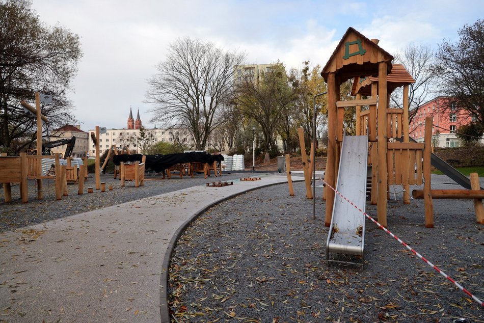 Remont parku Staromiejskiego