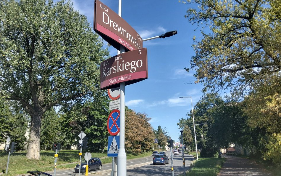 Ulica Karskiego to zachodnia granica Starego Miasta