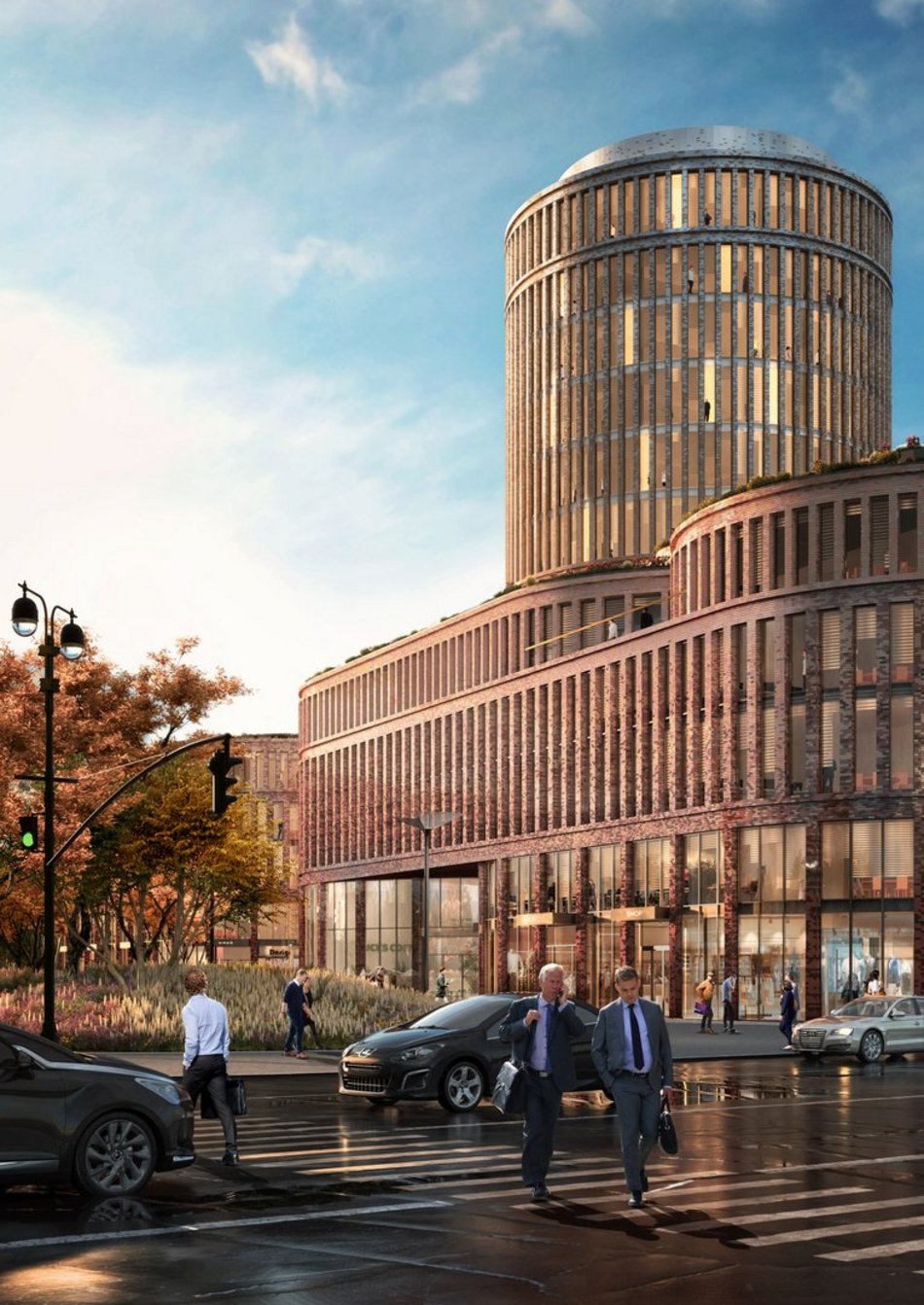 Centrum Biurowe Fabryczna - wizualizacja