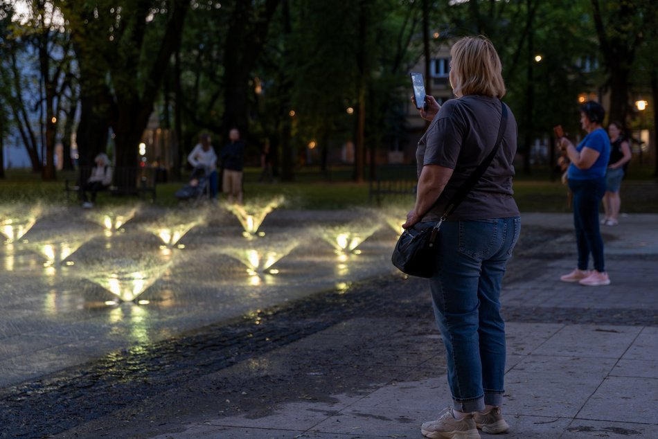 Fontanna w parku Staromiejskim