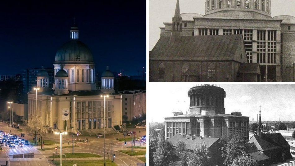 Łódź. Kościół św. Teresy kiedyś i dziś