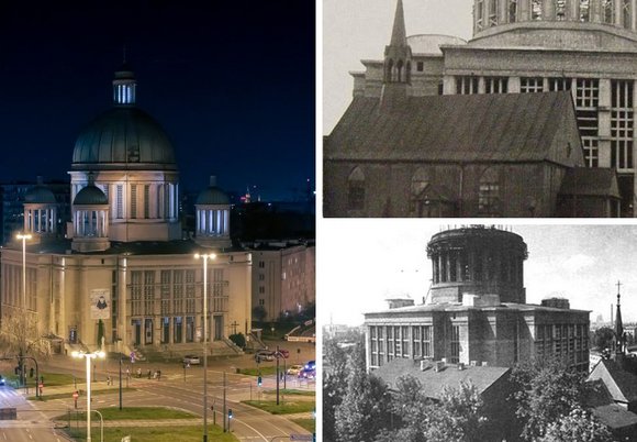 Łódź. Kościół św. Teresy kiedyś i dziś