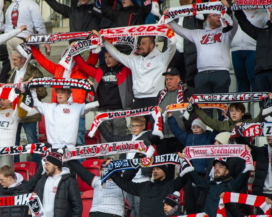 Kibice na meczu ŁKS Łódź kontra Bruk-Bet Termalica Nieciecza. Byłeś? Odszukaj się w galerii