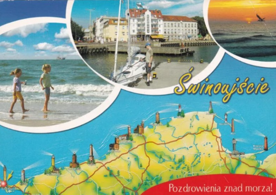 Łódź. Klasyczna pocztówka z wakacji, która dochodziła do adresata często już po powrocie nadawcy z urlopu