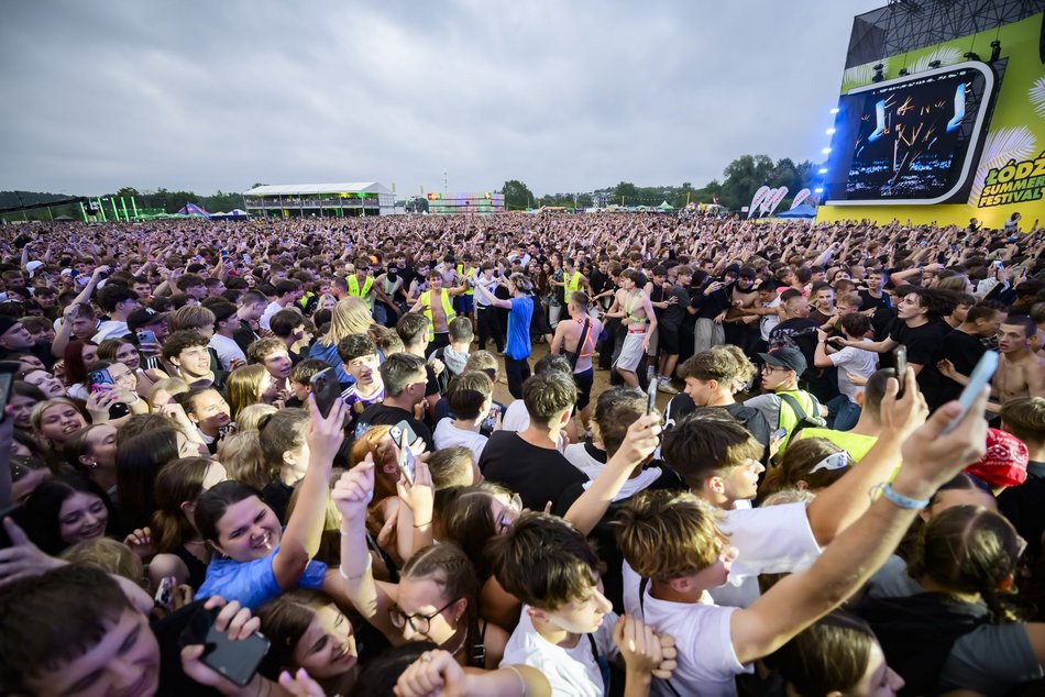 OKI na Łódź Summer Festival 2025. Fani szaleli na jego widok!