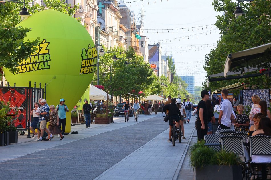 Lato zawitało na Piotrkowską i plac Wolności. To gorący weekend w Łodzi