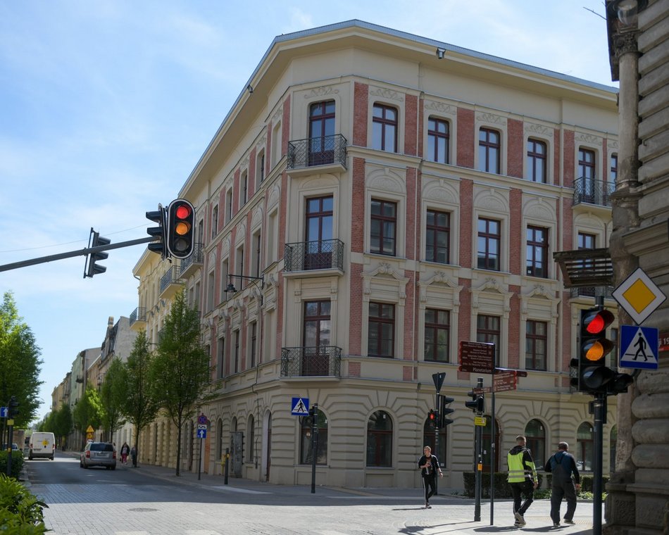 Kamienice z ul. Rewolucji 1905 r. 13, 15 i 17 po remoncie