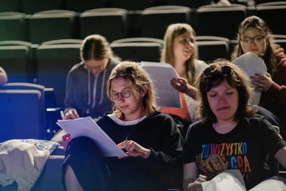 Warsztaty teatralne w Teatrze Pinokio w Łodzi dla przyszłych studentów