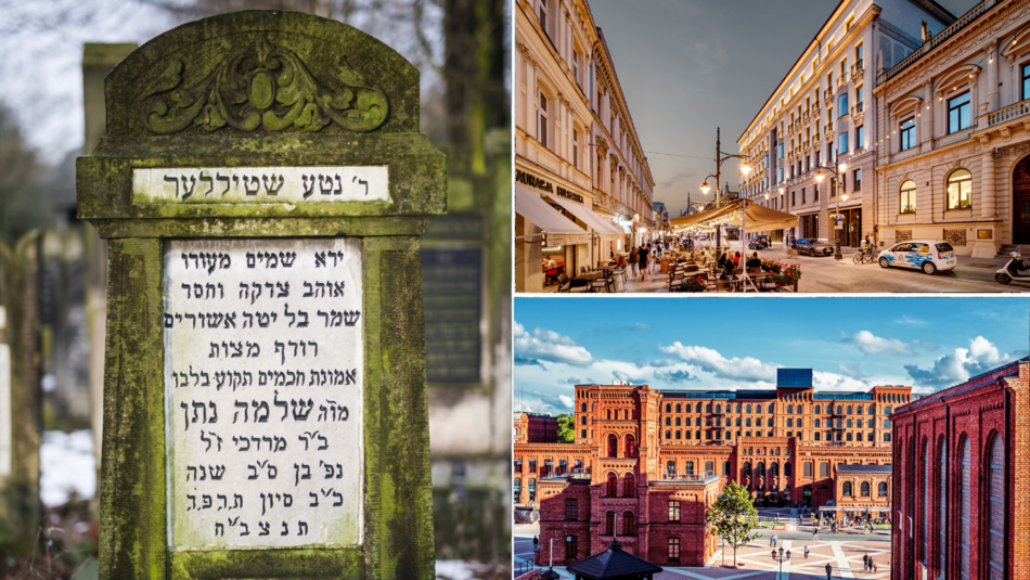 Łódź, Cmentarz Żydowski, Grand Hotel, Manufaktura