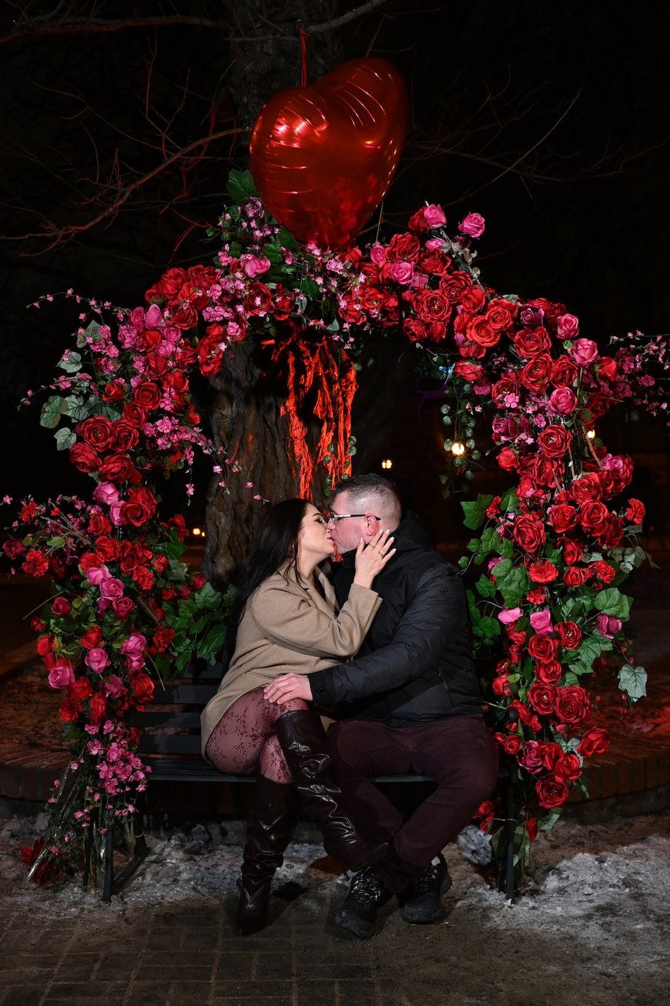 Łódź. Walentynki w Pasażu Rubinsteina w Łodzi. Aż czuć miłość w powietrzu!