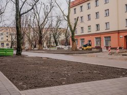 Łódź. Remont Złotniczej w Łodzi. Część chodnika już gotowa, lada dzień nowa jezdnia