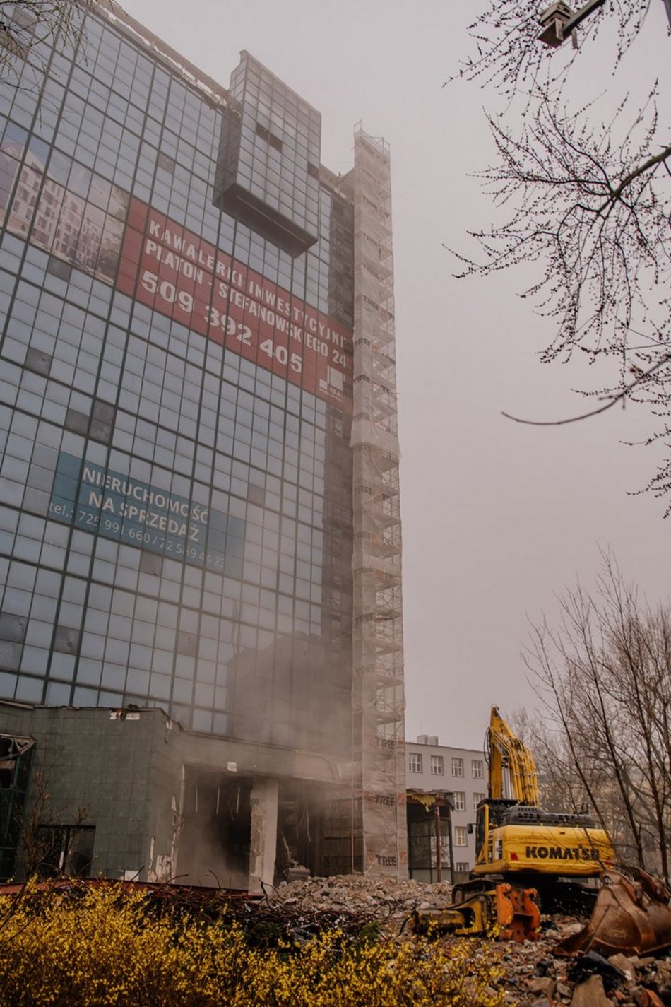 Budynek Gazowni Łódzkiej w przebudowie