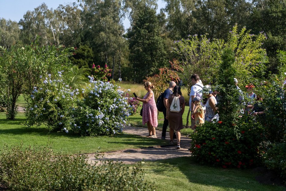 Spacer w Ogrodzie Botanicznym w Łodzi