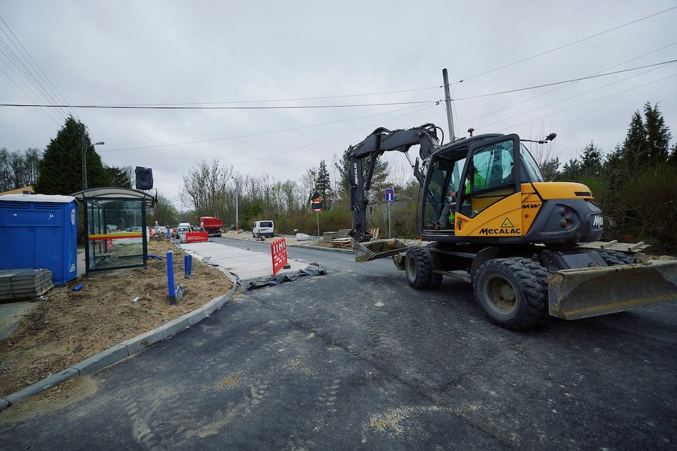 Łódź. Remont Biegunowej