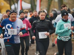 Łódź. Bieg Niepodległości w parku Julianowskim