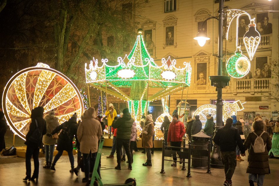 Iluminacja Piotrkowskiej Łódź