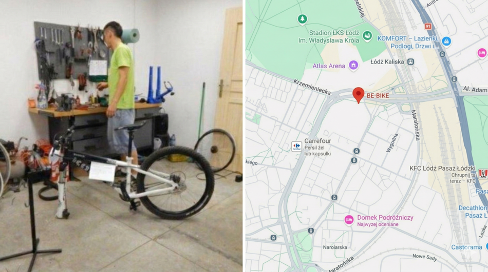 Łódź. BE-bike (ul. Krzemieniecka 2)