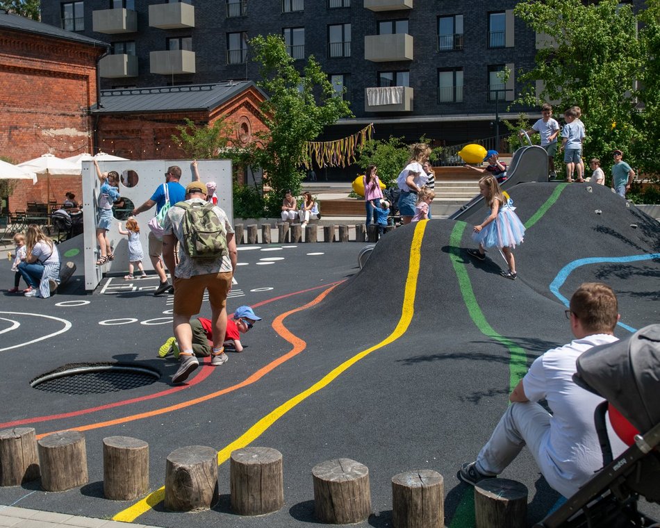 Łódź. Dzień Dziecka w Fuzji Łódź. Strefa klocków, tory przeszkód i konkursy