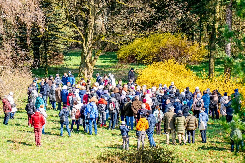 Łódź. Spacer w Ogrodzie Botanicznym w Łodzi