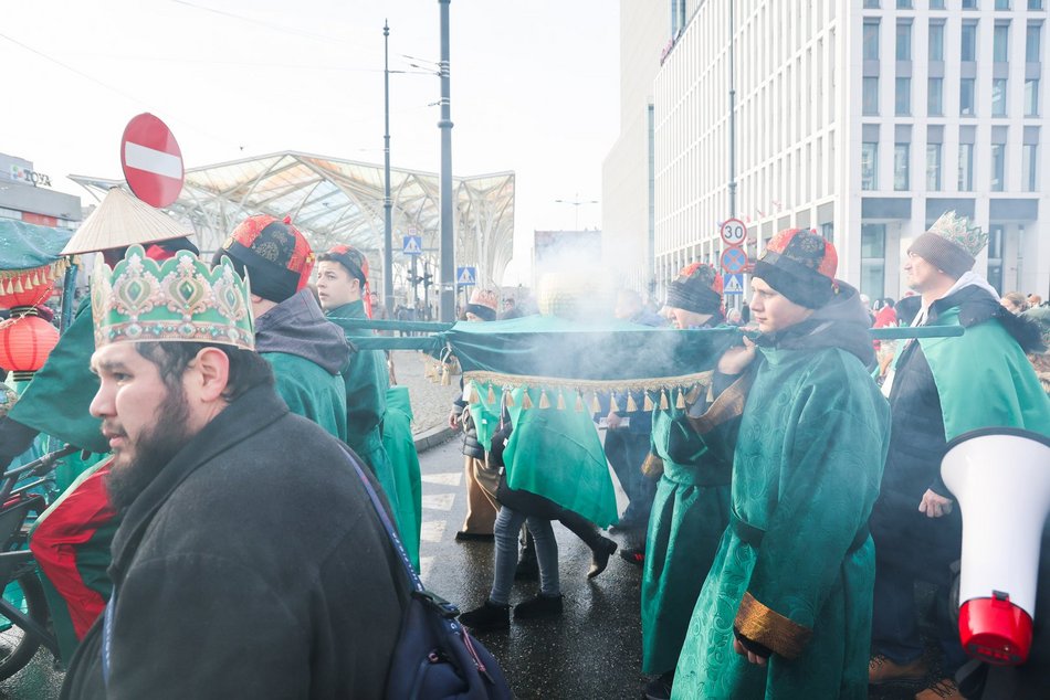 Orszak Trzech Króli przeszedł ulicami Łodzi