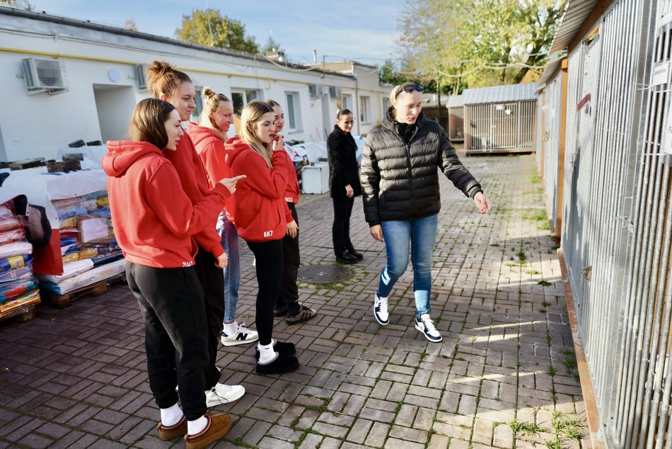 Łódź. Sportowcy na rzecz schroniska w Łodzi. Paleta pełna karmy i wyprawek dla zwierzaków!