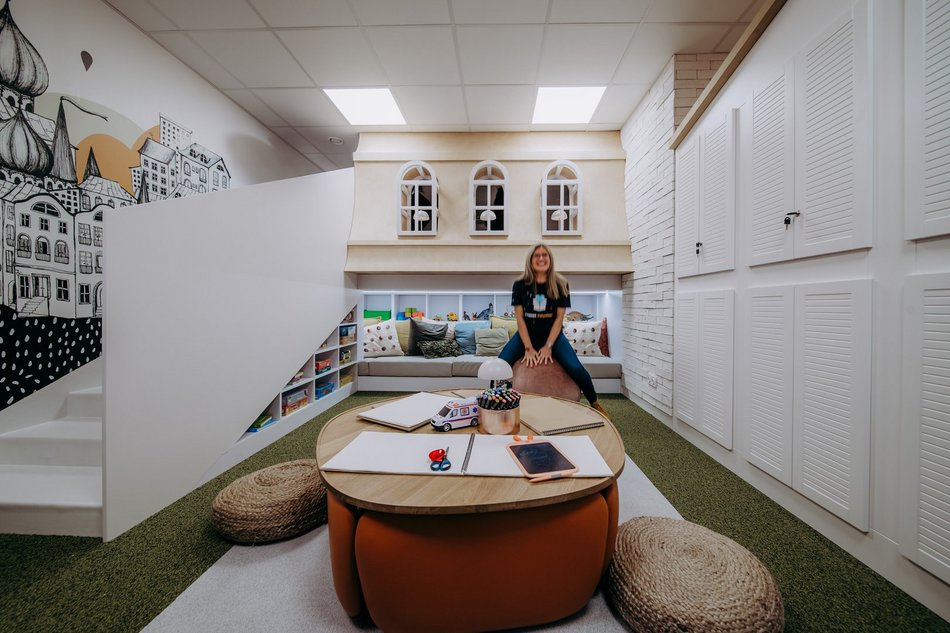 Nowe gabinety psychologów w Matce Polce w Łodzi powstały dzięki Fundacji TVN. Zaprojektowała je Dorota Szelągowska